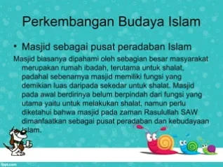 Peradaban Budaya Menurut Islam Konteks Modern Sekarang